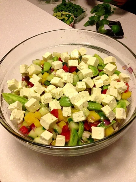 Snapdishの料理写真:Greek Salad|Iriani Irenne Thamrinさん