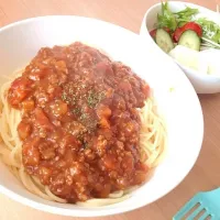 トマトカレーパスタ🍝|かおりさん