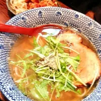 Snapdishの料理写真:大阪豊中の島田製麺食堂の濃厚魚介系ラーメン|みりんさん