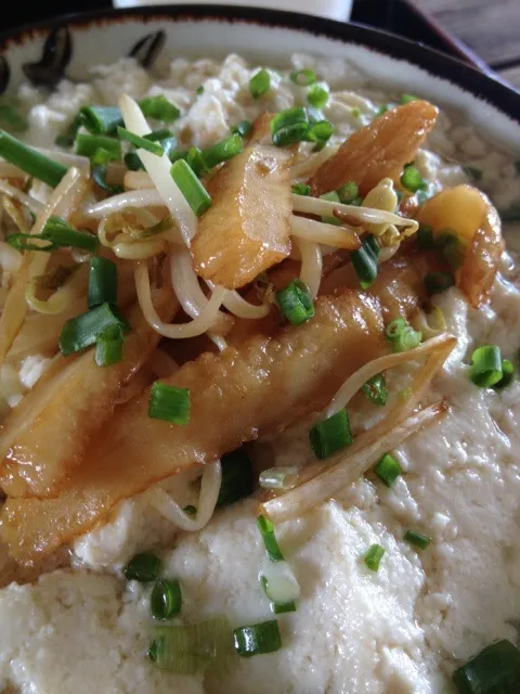 ゆしとうふすば boiled tofu with noodle|masaki tasakaさん