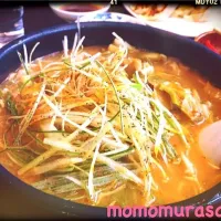 Snapdishの料理写真:berry mint さんお勧めラーメン屋さんで、ザーネギラーメン🍜秋田