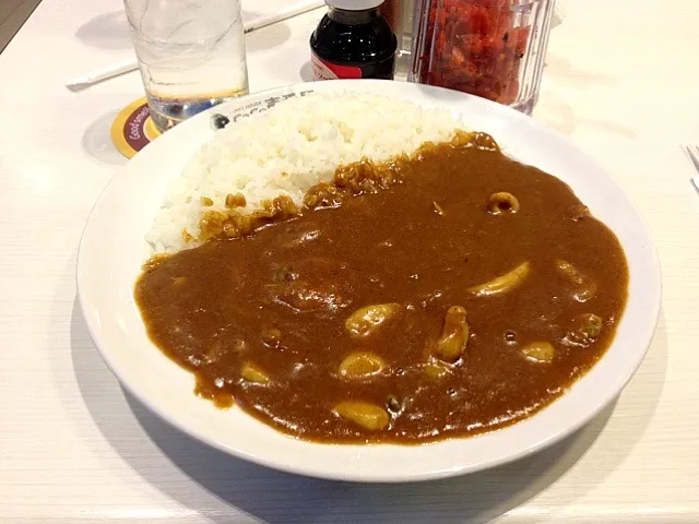 Snapdishの料理写真:ข้าวแกงกะหรี่ซิฟู้ด シーフードカレー Level 3 Extra Hot (Max5)🍛@กรุงเทพฯ タイ バンコクのCoCo壱番屋|akiさん