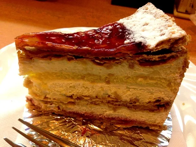 Snapdishの料理写真:strawberry mille-feuille|mさん