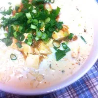 Snapdishの料理写真:豆乳麻婆ラーメン|腹ペコサンタさん