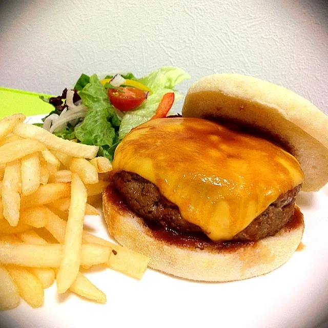 homemade burger ( burger bakar)|dotさん