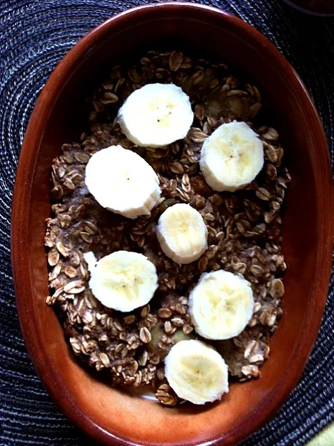 Baked banana oatmeal:)|miss iさん