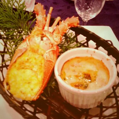 伊勢エビのチーズ焼きとグラタン|youさん