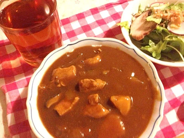 カレーを卵白と豆腐のごはんに|mari miyabeさん