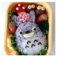 Snapdishの料理写真:過去弁☆トトロ弁当♪|みちかさん