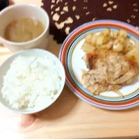 メカジキのパン粉焼きとオニオンスープ|まゆさん