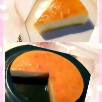 Snapdishの料理写真:プリンケーキ|milkcocoberryさん