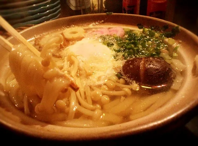 鍋焼きうどん♪|tku🍅🍝🍜🍝🍜🍝🍅さん