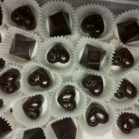 molded chocolates filled with ganache|Bernadetteさん