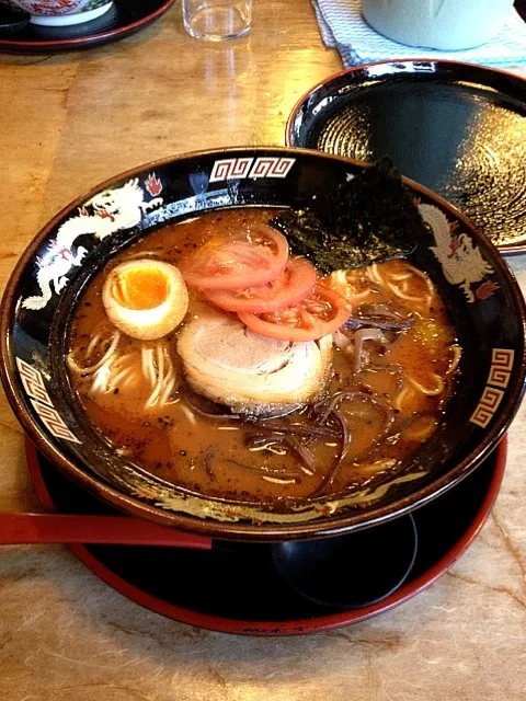 Snapdishの料理写真:とまとラーメン|Reiki Sakataさん