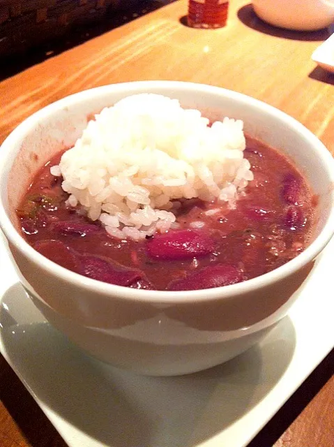 Red beans rice was delicious too!! これまた美味しかったです～レッドビーンズライス♫ 私としたことがGumboの写真撮り忘れたぁ～でも、美味しかったぁ～♫|Babyelephant-Tさん