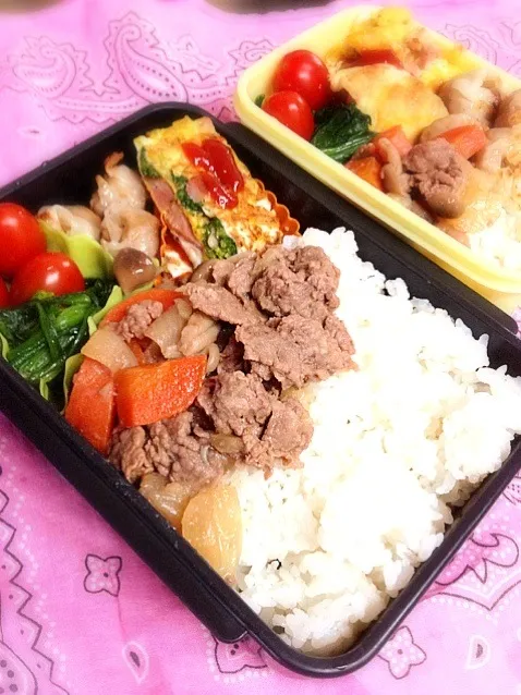 昨日の肉じゃがでお弁当|puupanchanさん