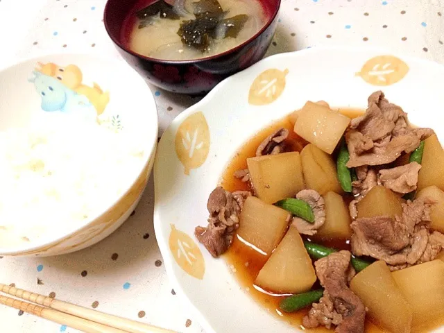 大根と豚肉の煮物|macky0426さん