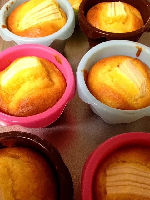 リンゴとサツマイモのカップケーキ|Mｅgさん