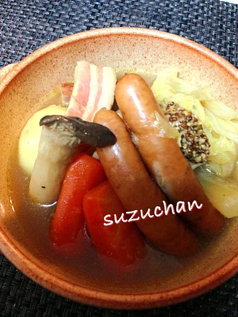 ゴロゴロ野菜のカレー風味ポトフ|suzuchan🐶さん