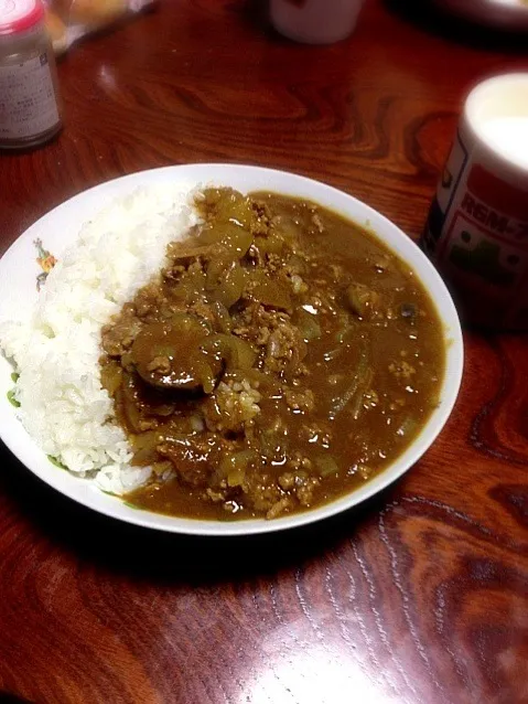 茄子と挽肉のカレー|タケマルさん