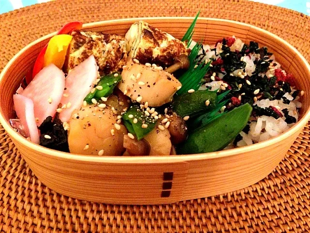 ホタテのオイスターソース炒め弁当|ゆうこさん