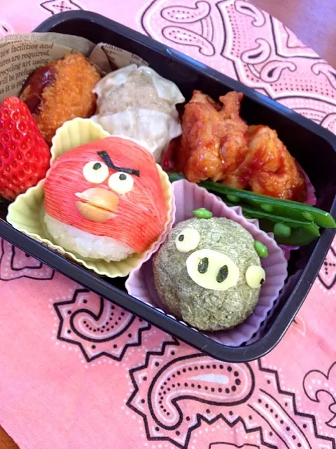 息子のハマりモノAngry Bird弁当！|sarabinさん