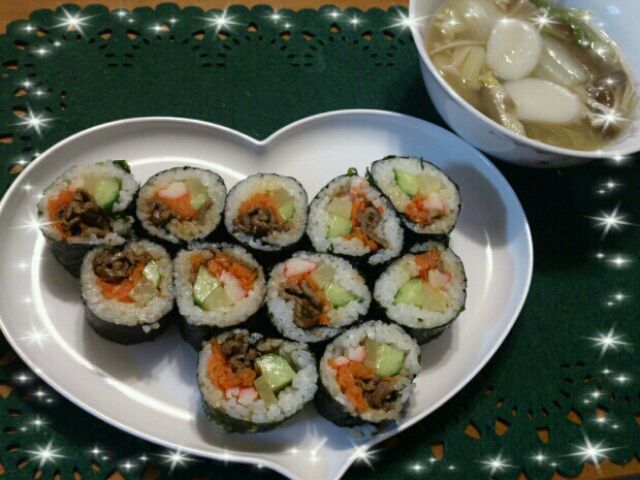 ｷﾝﾊﾟ(韓国海苔巻き)