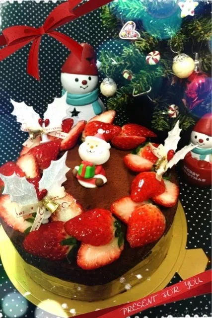 Snapdishの料理写真:2012X’mas cake|uiさん