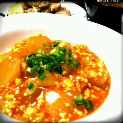 KAGOMEketchupさんの大根そぼろ煮♪|すずらんさん