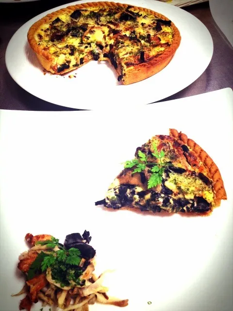 Mixed mushroom quiche|Prae~*さん