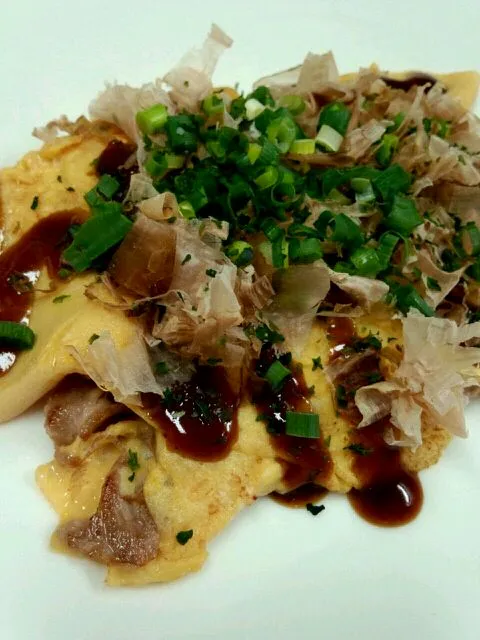 まずは『とん平焼き』♬|key♪さん