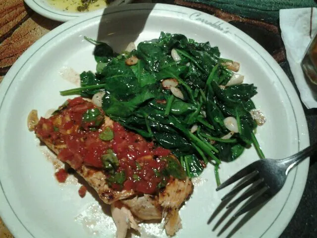 Grilled Salmon and spinach|Sylviaさん