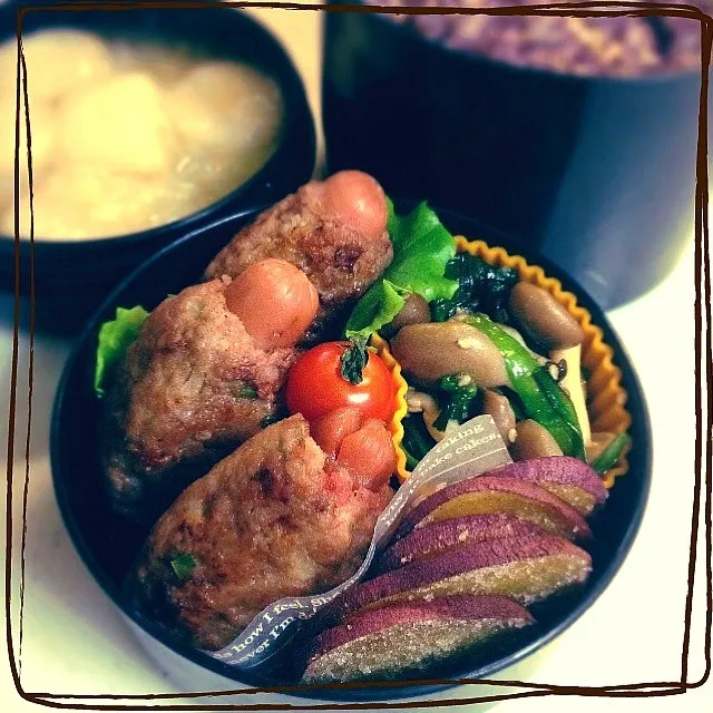 Snapdishの料理写真:旦那サマのお弁当|ゆりっぺ⋆*❁さん