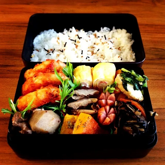 揚げえびケチャップ炒め弁当|maiさん