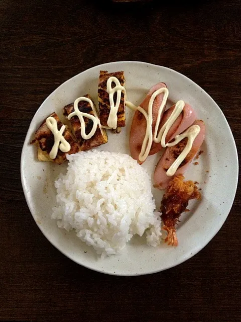 残り物朝ごはん|くまーさん