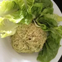 Avocado pasta with salad|stacy april limさん