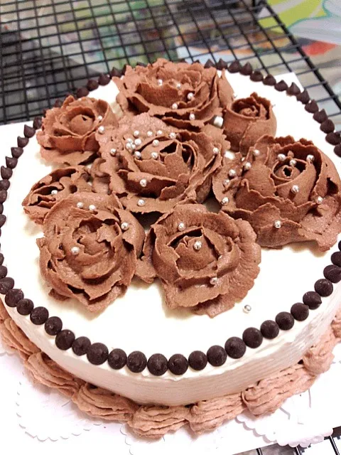 Chocolate rose cake|Lian Limさん