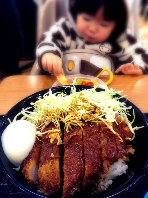 三丁目食堂の、味噌カツ丼❤|ゆぅこさん