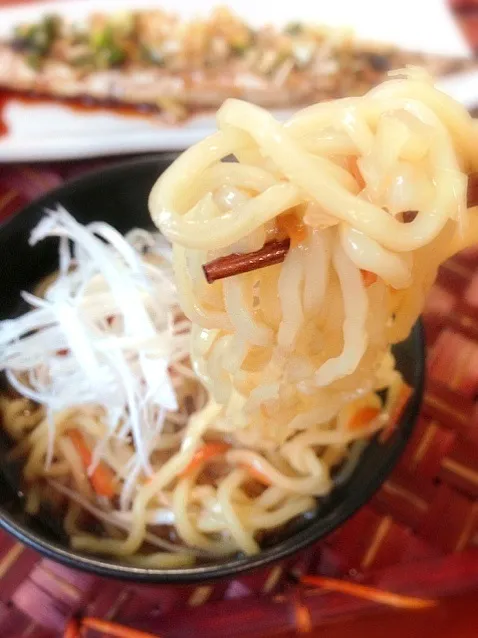 Japanese style fried noodles🍜和風餡掛けラーメン|🌈Ami🍻さん