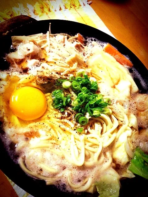 お餅入り煮込みラーメンです。|りんさん