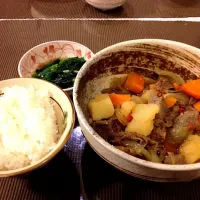 Snapdishの料理写真:ピリ辛肉じゃが|yuiさん