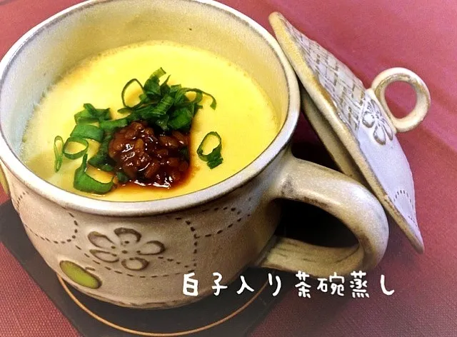 白子入り茶碗蒸し|サクラさん