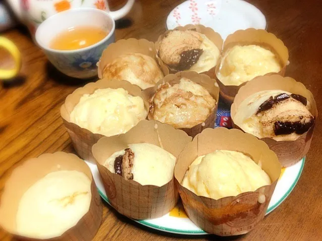 Snapdishの料理写真:蒸しパン|あすみさん