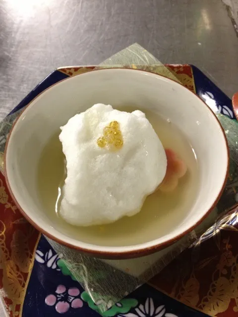 蟹豆腐雪中蒸し(^_^)|浩也さん