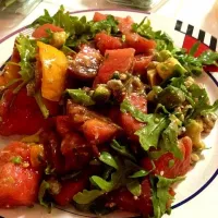 Heirloom tomato and Gorgonzola salad|Julie Ann Sandersさん