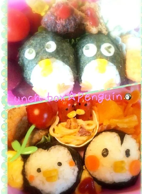 Snapdishの料理写真:Lunch box始めた頃の(〃ﾉωﾉ)ﾊｽﾞｶﾁｨPenguin🐧ﾍﾟﾝｷﾞﾝ|🌈Ami🍻さん