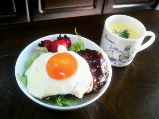 ロコモコ丼|えっちゃんさん