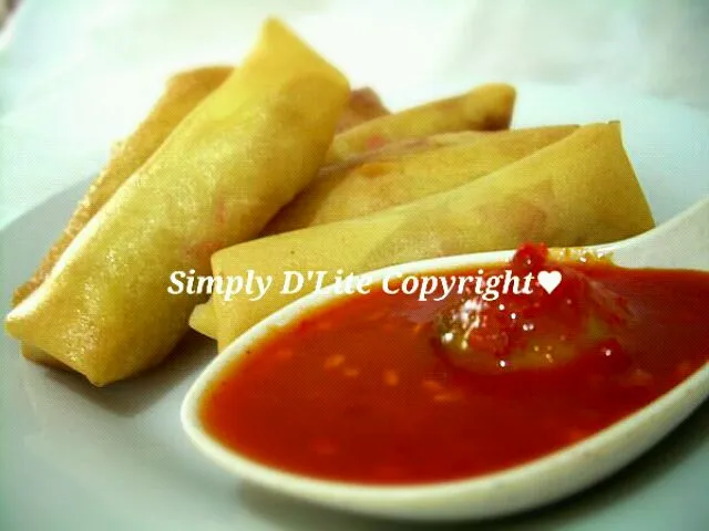 ♡Mini Springroll With Chili Sauce♡|Shaqeizhaさん