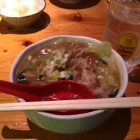 もつ鍋ラーメン|さきさん