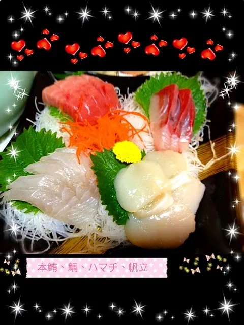 Snapdishの料理写真:Half Price Sashimi GET😊|Abigailさん